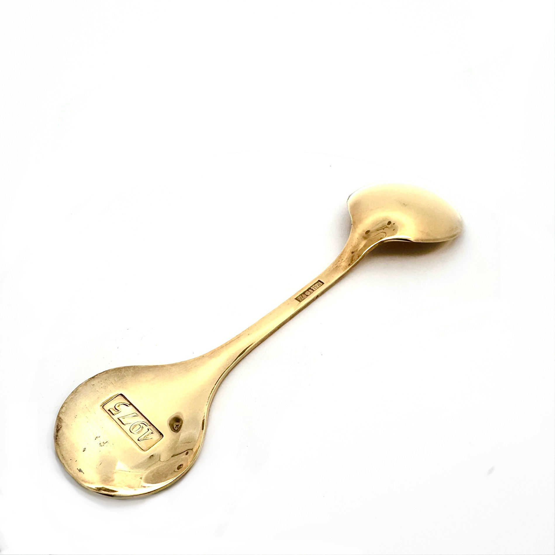 Großer ROBBE & BERKING Jahreslöffel 925 Sterlingsilber 1975 'Ammonit' groß – Bild 5