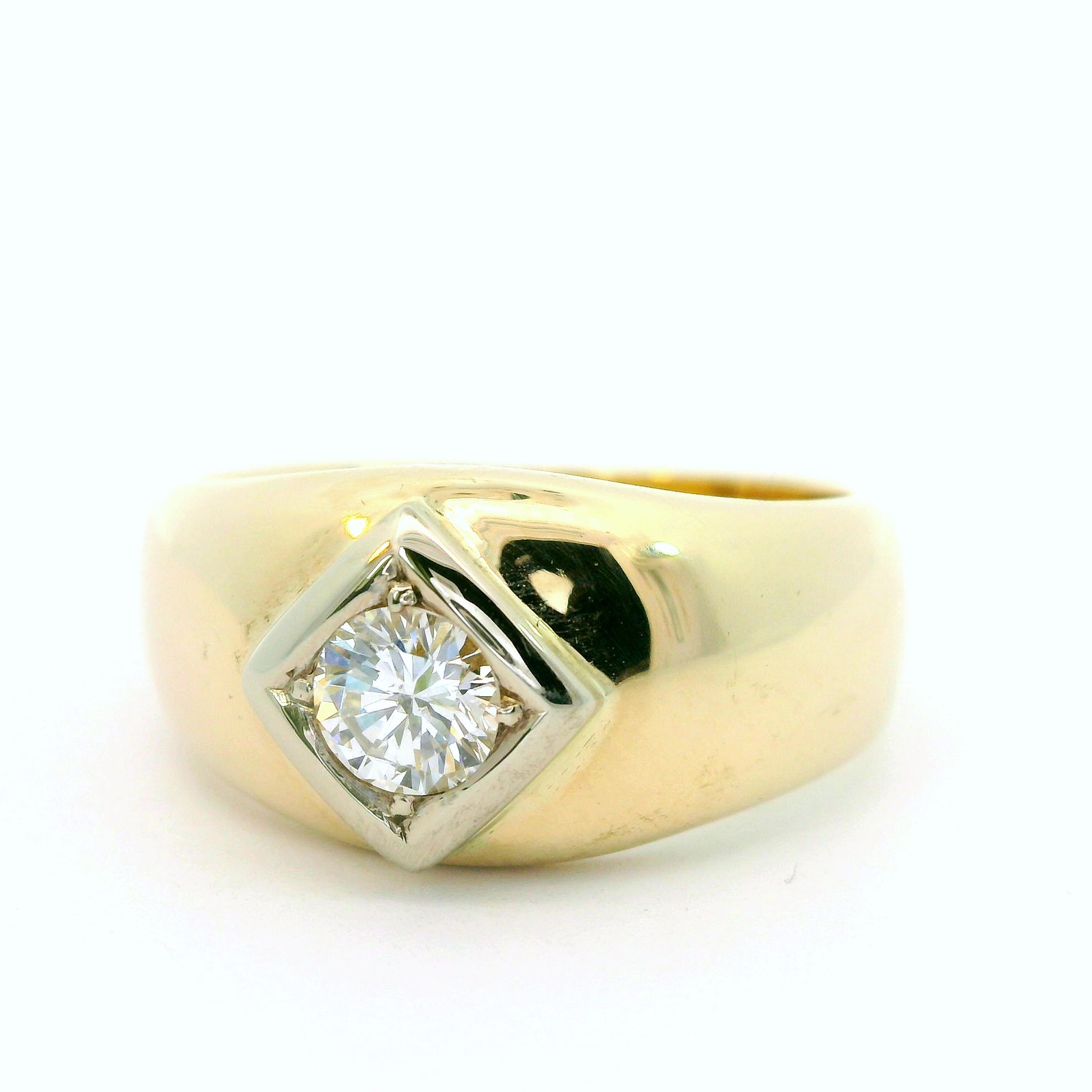 Ring 585 Gelbgold mit Brillant 0,45ct – Bild 6
