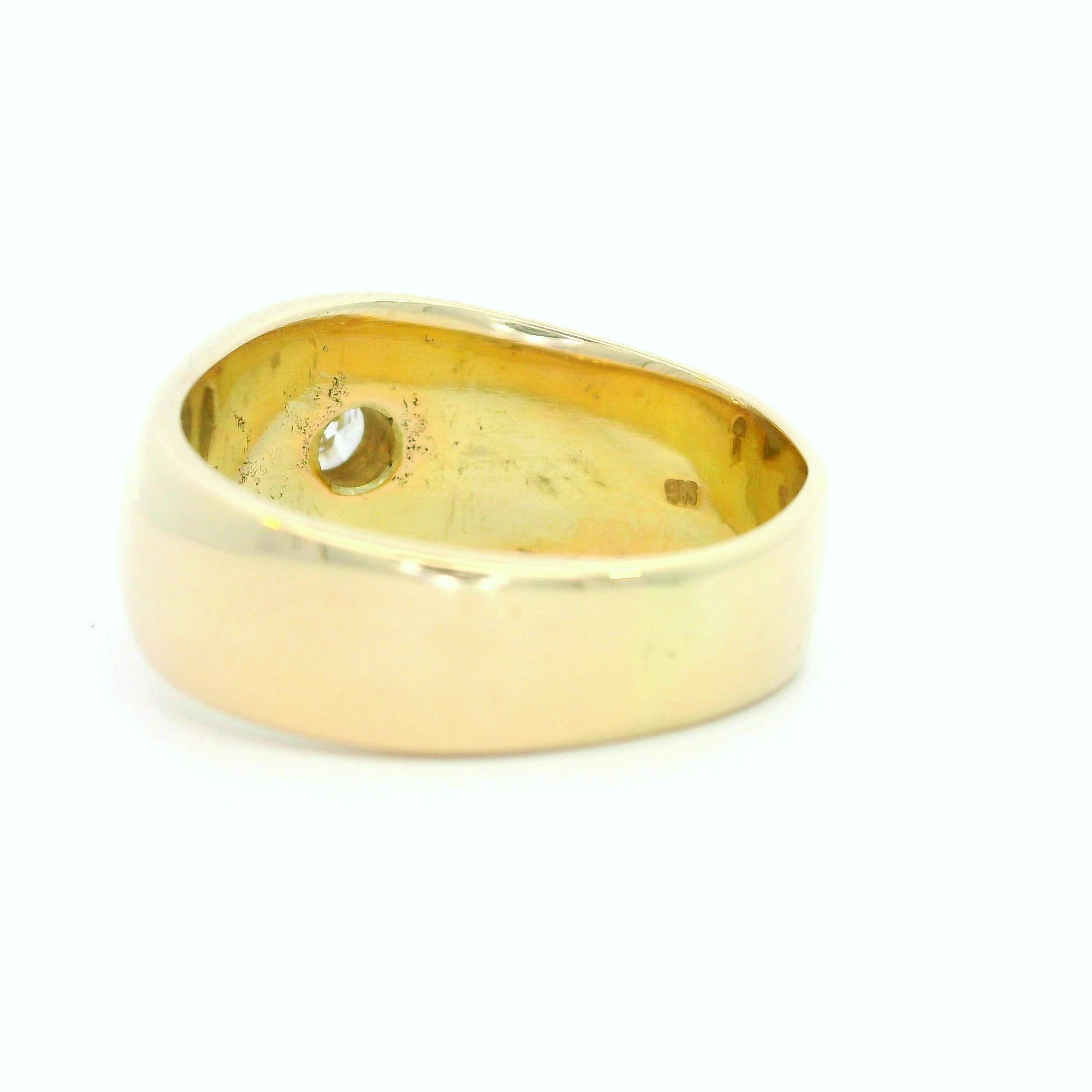 Ring 585 Gelbgold mit Brillant 0,45ct – Bild 4