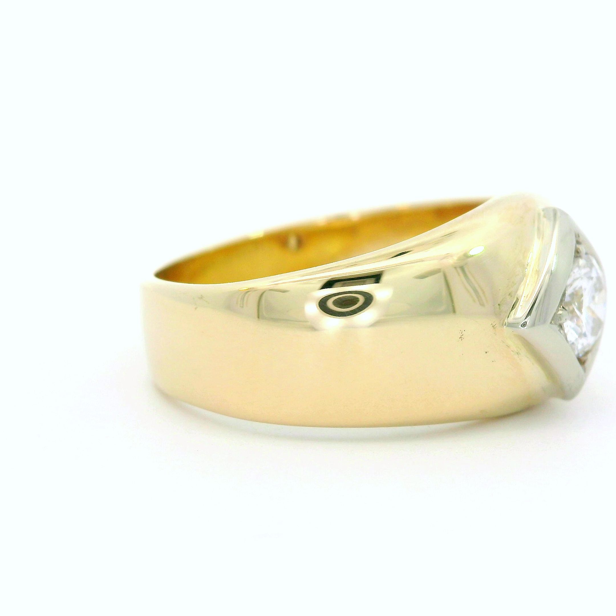 Ring 585 Gelbgold mit Brillant 0,45ct – Bild 3