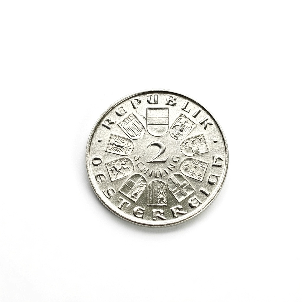 Slovak Republic 2-coin featuring coat-of-arms shields around the edge